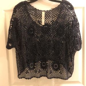 **SOLD**Free People Crochet Top